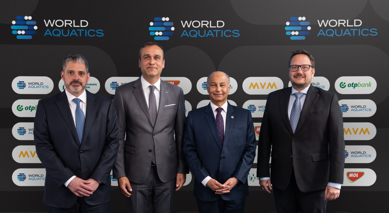 World Aquatics partners with MOL, MVM and OTP to support growing presence in Hungary