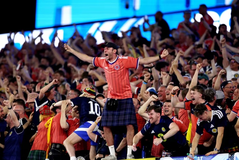 Aston Villa man proved the difference as Scotland secured a first global finals win since 1990