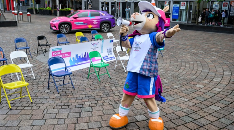 Giant Game of Musical Chairs Encourages Fans to Grab a Seat for Glasgow 2026