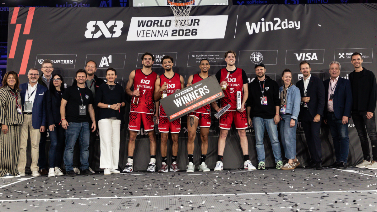 Amsterdam Rabobank win FIBA 3x3 World Tour Vienna