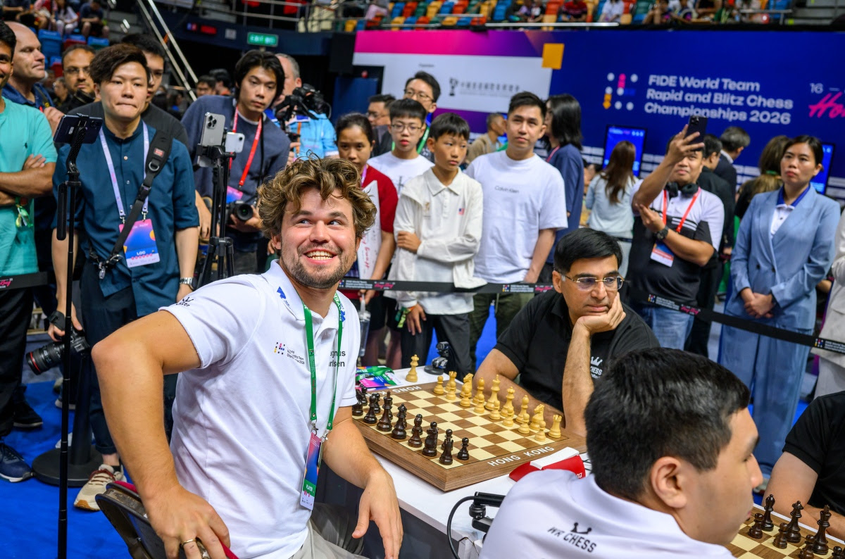 Favourites prevail on first day of FIDE World Team Blitz Championship