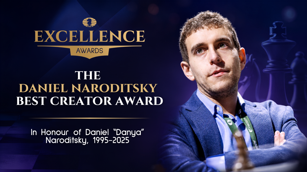 FIDE names Best Creator Award in honour of Daniel Naroditsky