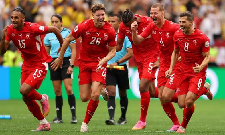 Ruben scored the winning penalty as Switzerland set up a quarter-final with Messi and Co.