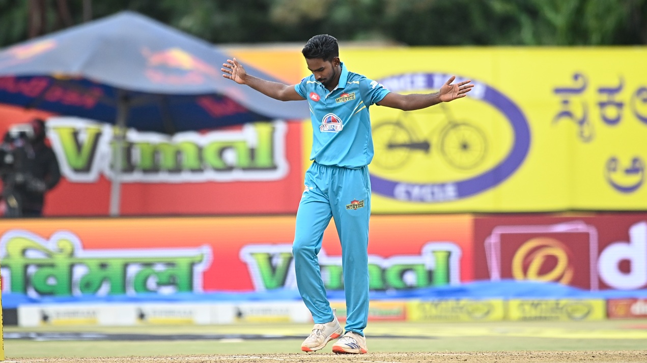 Gulbarga Mystics overpower Shivamogga Lions by seven wickets
