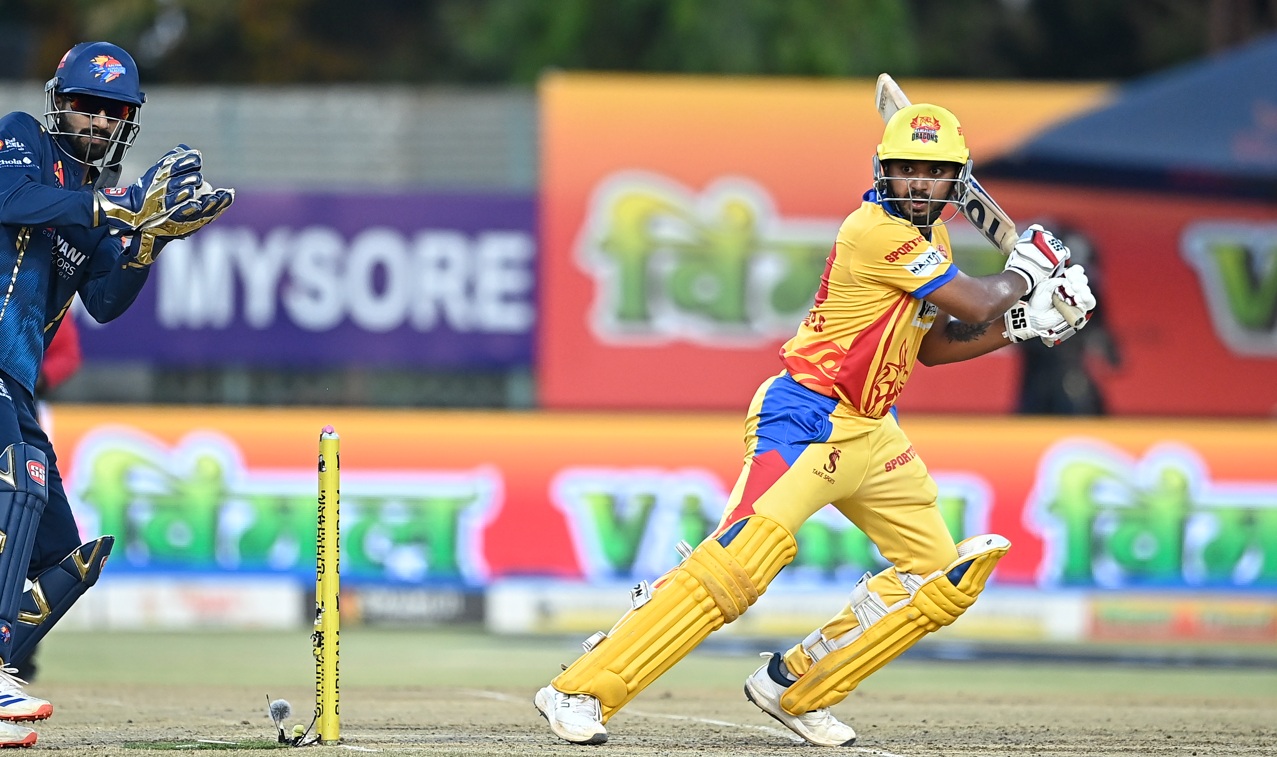 Mangaluru Dragons climb top of the table with 9-wicket victory over Bengaluru Blasters
