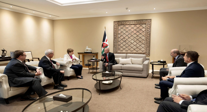 Jordan’s king backs Syria’s stability efforts in U.S. talks