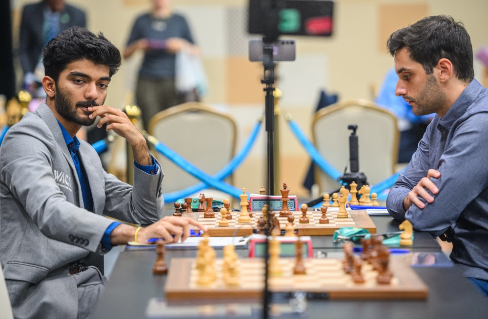World Champion Gukesh suffers second defeat in a row at FIDE Grand Swiss 2025
