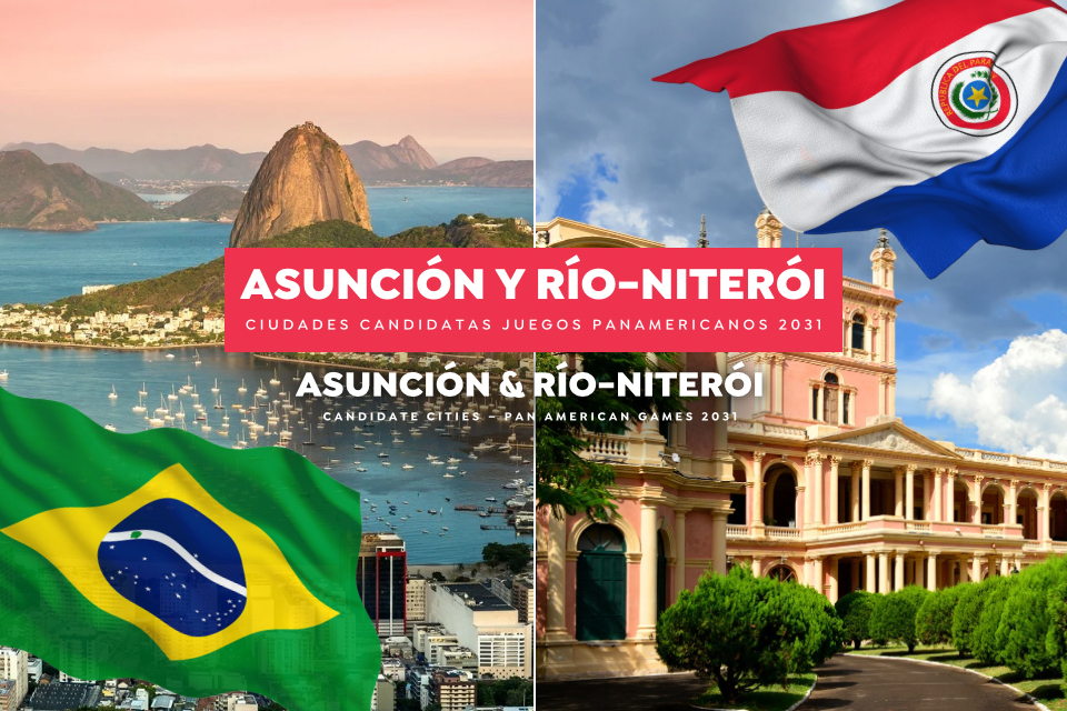 Countdown begins for ASUNCION and Rio-Niteroi in their race to host the PAN American Games 2031