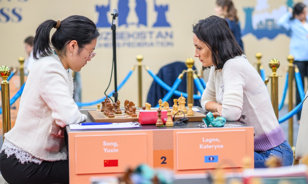 Lagno joins Vaishali at the top as Maghsoodloo holds on to his lead at FIDE Grand Swiss 2025