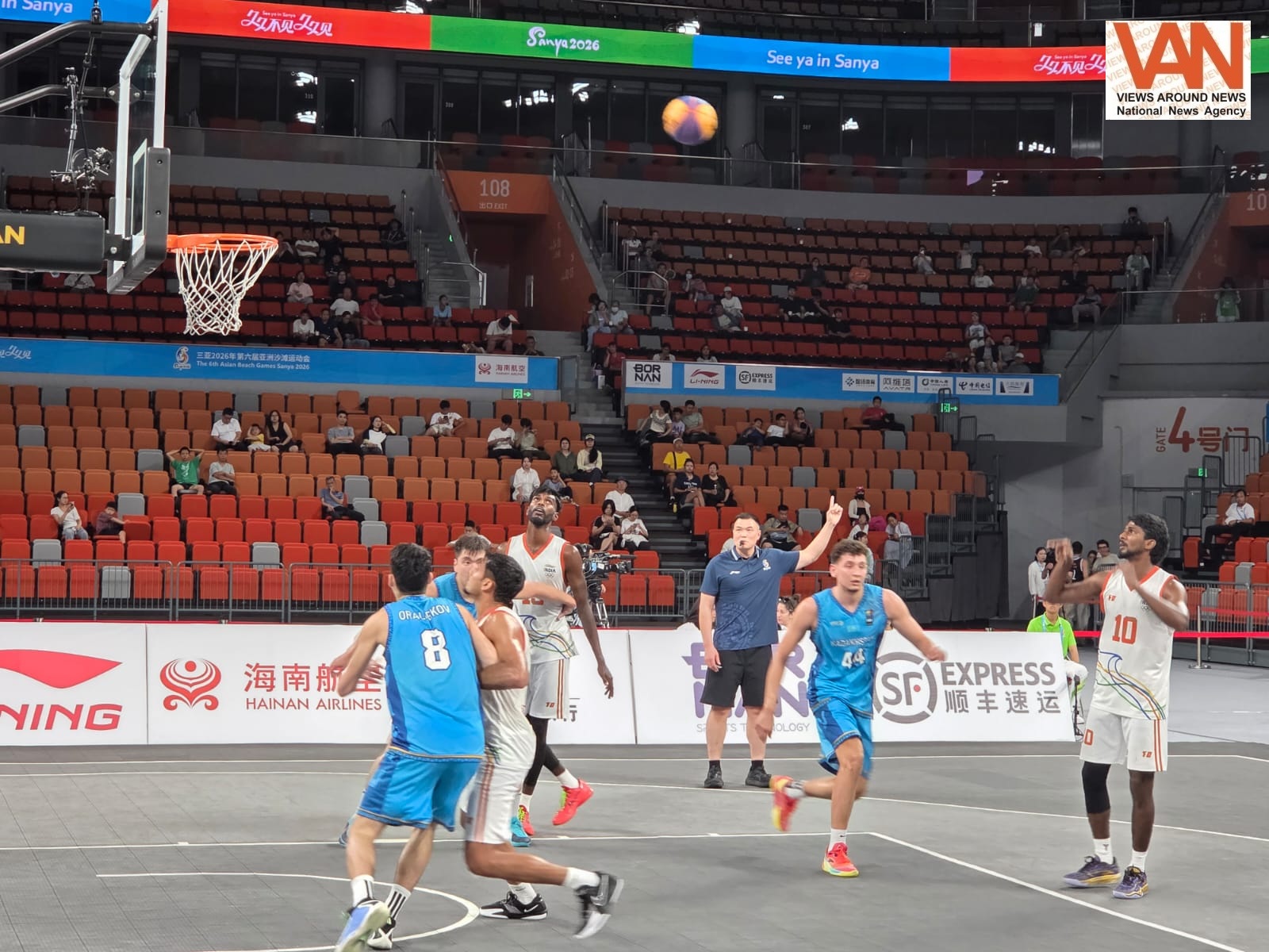 India won the 3x3 basketball against Kazakhstan