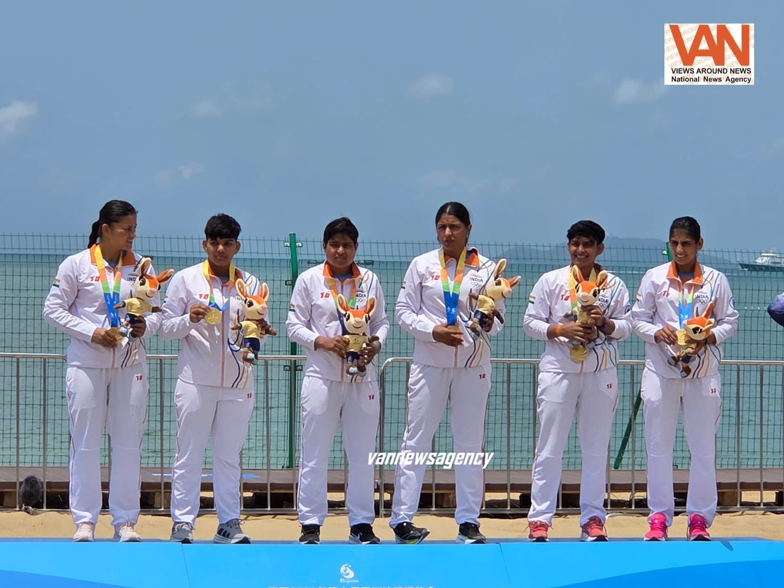 Victory Ceremony of Girl's Kabaddi at Asian Beach Games 2026